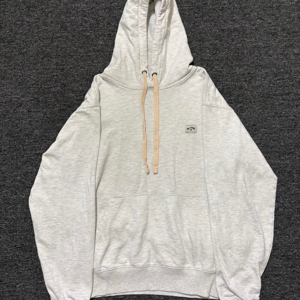 Y2k billabong brand recycled material pullover hoodie